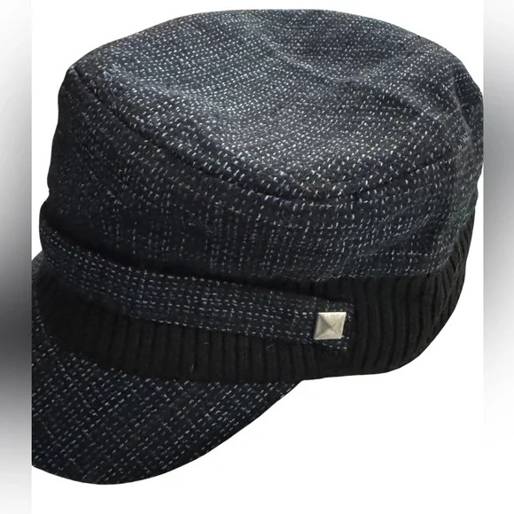 Y2K VintageTweed Newsboy Cap - Picture 2 of 7